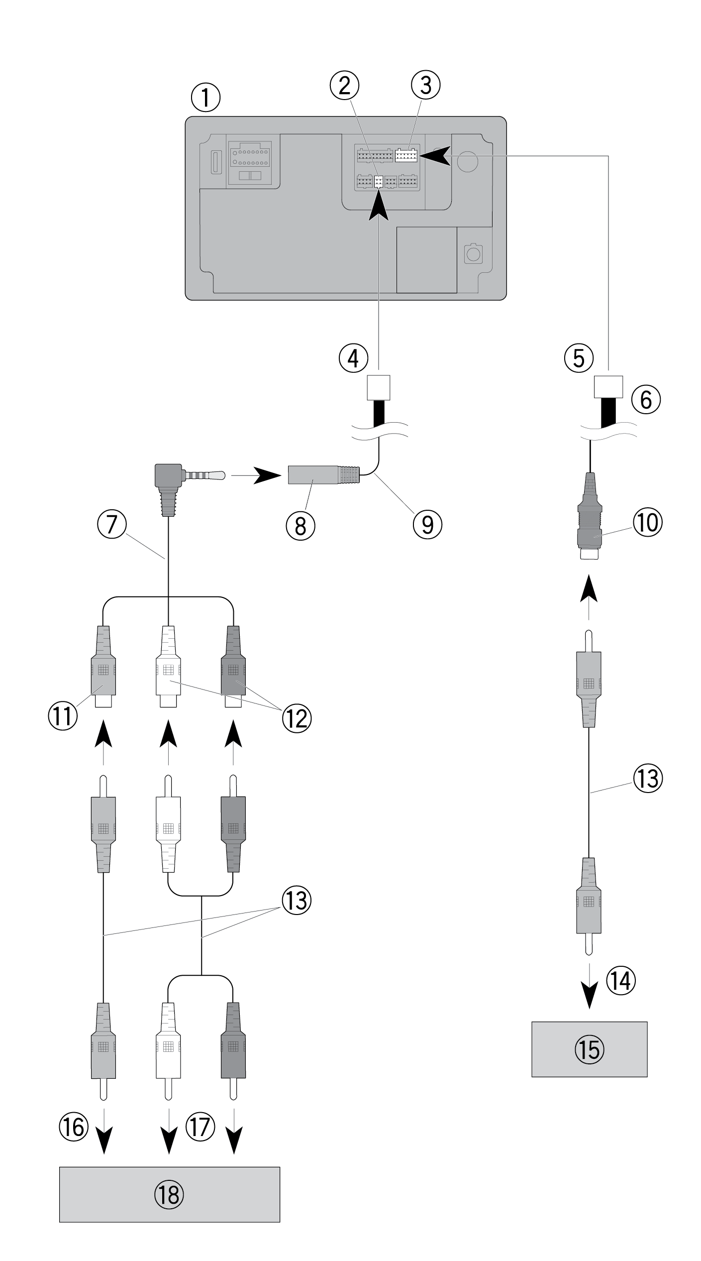 Wiring diagram with display